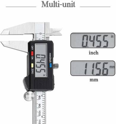 GoodsBazaar 111014 Digital Vernier 150mm/ 6" LCD Stainless Steel Alloy Accuracy 0.01mm Digital Caliper