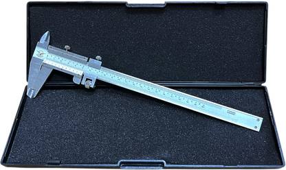 GoodsBazaar Stainless Steel Manual Vernier Caliper 200mm (8 Inch) Vernier Caliper with Storage Box Case Vernier Caliper