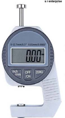 s r enterprise 12.7 mm Thickness Gauge, Flat Head Thickness Tester Dial,gauge measuring tool,gauge machine Digital Caliper