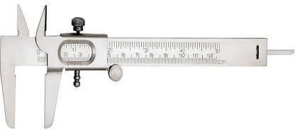 GoodsBazaar Stainless Iron Nickel Vernier Caliper 125 mm for Student calliper 12.5 cm Vernier Caliper