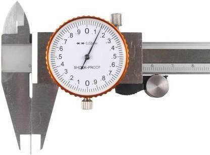 Digital Craft Caliper Mechanical Depth Gauge Micrometer 6" 0-150mm/0.02 Dial Caliper Dial Caliper