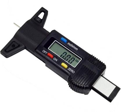 GoodsBazaar Car 0-25.4mm Digital Tyre Tire Tread Depth Tester Gauge Digital Caliper