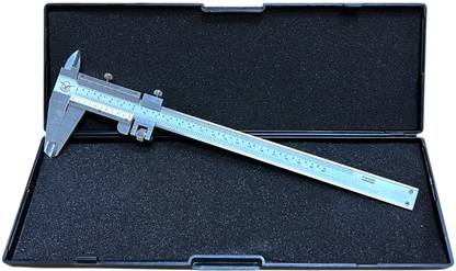 ADAWAT Stainless Steel Manual Vernier Caliper 200mm (8 Inch) Vernier Caliper with Storage Box Case Vernier Caliper