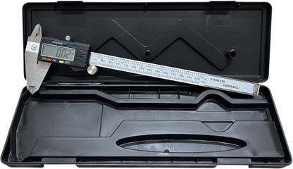 GoodsBazaar Digital vernier calipers with large LCD screen electronic vernier caliper Measuring Tool Stainless Steel 8-inch / 200mm thickness Digital Caliper