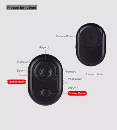 ZOTIMO Remote Shutter 4 Tiktok, Insta Reels, Create Amazing Photos and Video Recording  Camera Remote Control