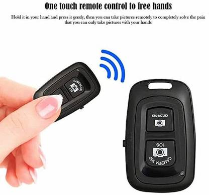 KSD Premium Bluetooth Remote Controller Shutter Button and carry Pouch Case  Camera Remote Control