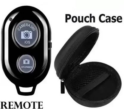 SOJUBA Bluetooth Remote Shutter Button and carry Pouch Case Camera Remote Control  Camera Remote Control