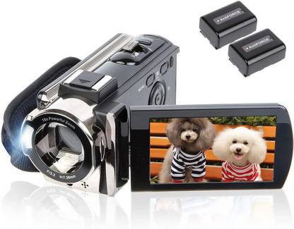 Kicteck S Digital Camera Recorder Full HD 1080P 15FPS 24MP 3.0 Inch LCD 16X Zoom Camcorder Camcorder