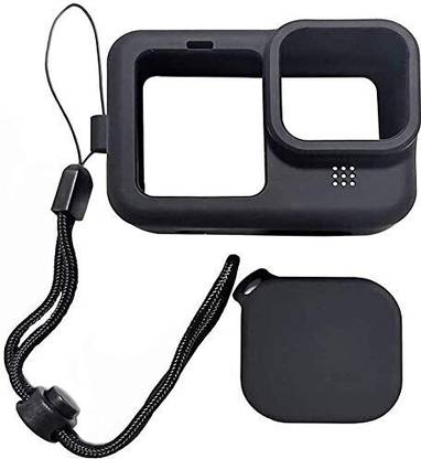 DIGICLIMBER Gopro hero 10/9 Silicon cover (Black) with lens cap  Camera Bag