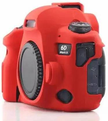 DIGICLIMBER Canon EOS 6D Mark II Red Professional Silicone Rubber Detachable Protective Camera Case Cover, ONLY Silicon cover  Camera Bag