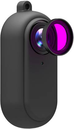 Lyla Silicone Sleeve Cover Protector Housing for Insta360 GO2 Action Camera black  Camera Bag