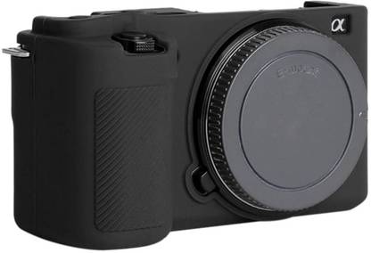 SUPERNIC Soft Silicone Protective Case for Sony ZV-E10 Camera (Black)  Camera Bag