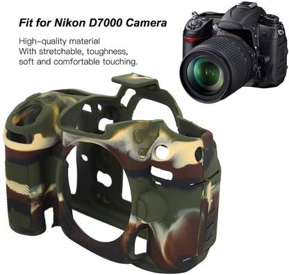 DIGICLAMBO D7000 Camera silicon cover (Camouflage)  Camera Bag