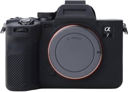 SUPERNIC Camera Body Skin Case Cover, Compatible with Sony A74 A7M4 A7IV (Black) Camera Bag