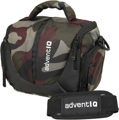 AdventIQ Compact Captura Pro DSLR/SLR Camera Bag-BNP 0297 (Camouflage Print-Blk Clr)  Camera Bag