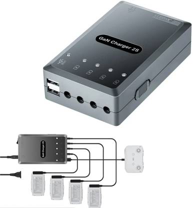 GetZget 120W GAN Fast Charger for DJI Air 2 & Air2s Battery Charging Hub  Camera Battery Charger