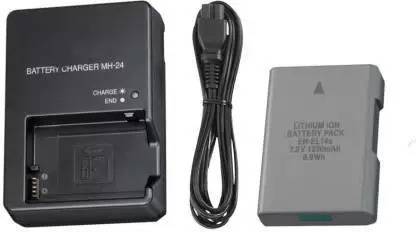 DIGICLAMBO EN-EL-14a battery With MH-24 Charger Combo Nikon  Camera Battery Charger