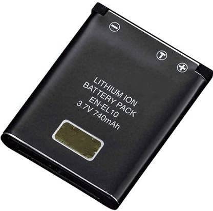 Onkliq EN-EL10 Capacity of 740mah Rechargeable Lithium Ion Battery  Camera Battery Charger