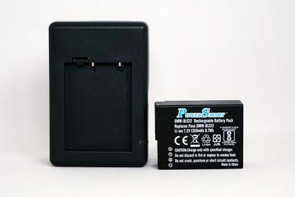 Power Smart Battery & Charger for Panasonic DMW-BLC12 DMW-BLC12E and Panasonic Lumix DMC-G6  Camera Battery Charger