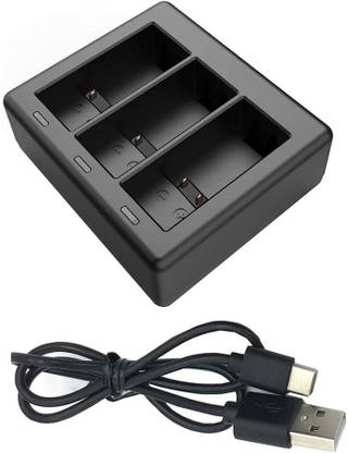 TMG Fast Battery Charger Hub for GoPro Hero 11/ 10/ 9, Supports 3 Batteries Charging  Camera Battery Charger