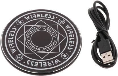 Lyla Qi Magic Array Wireless Charger 10W Magic Circle Fast Charging Pad Black  Camera Battery Charger