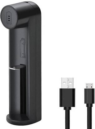 Verilux Li-ion 18650 Battery Charger USB Travel Li-ion of 3.7V/4.2V, 26650 21700 14500  Camera Battery Charger