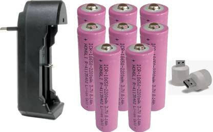 eronic Lithium Battery Charger 8pcs Lithium Battery 2000mah/3.7v Hongli,2pcs USB Bulb  Camera Battery Charger