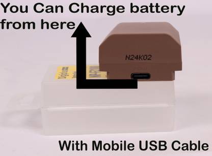 Lamkoti NP-FZ100 Rechargeable Lion Platinum battery (8000 Mah)with type c port for son-y  Camera Battery Charger