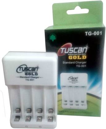 TUSCan Gold Battery Charger for AA and AAA Rechargeable Batteries TG-001  Camera Battery Charger