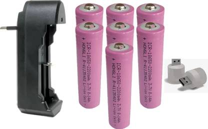 eronic Lithium Battery Charge, 7 pcs Lithium Batteries 2000mah/3.7vHongli,2pcs USB Bulb  Camera Battery Charger