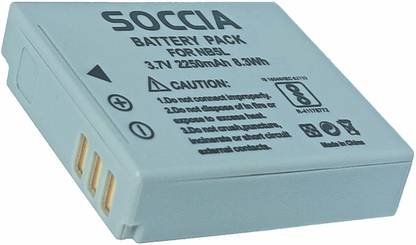 SOCCIA NB5L Lithium-ion Rechargeable Camera Battery (F)  Camera Battery Charger