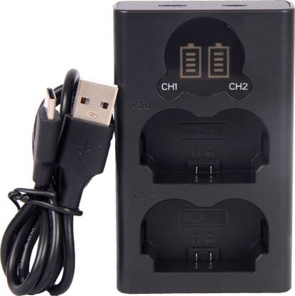 Picmaa NP-W235 Dual type c charger with LCD display  Camera Battery Charger