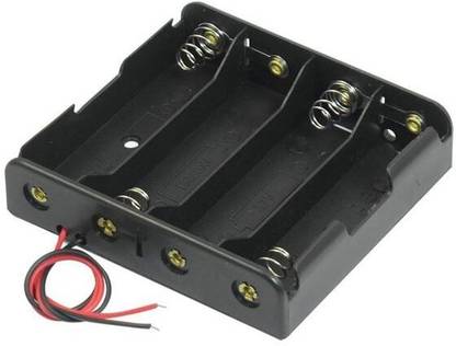 eronic 1PCS 4 cell 18650 3.7V BATTERY 4 SLOTS BATTERY HOLDER BOX WITH WIRE LEADS  Camera Battery Charger