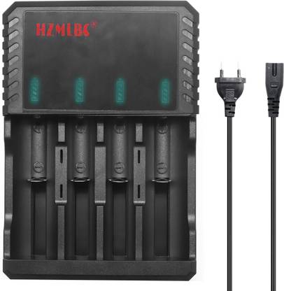 Verilux 3.7V 4.2V Smart Universal Battery Charger 4 Bay Battery LED Indicator  Camera Battery Charger