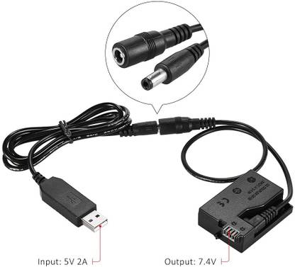 DIGICLIMBER DR-E8 LP-E8 LPE8 Dummy Battery + 5V-8.4V USB Driver Cable ACK-E8 Camera Camera Battery Charger