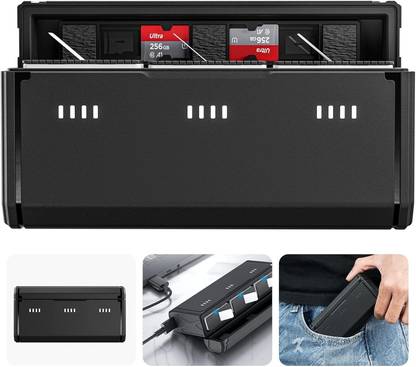 Telesin Triple Charger for GoPro Hero 12 /11/10  Camera Battery Charger