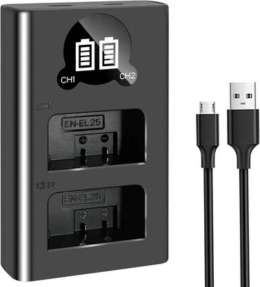 DIGICLAMBO EN-EL25/El-25A dual fast USB Camera Charger  Camera Battery Charger