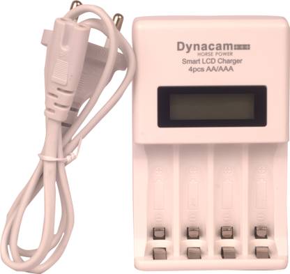 Lamkoti Cell charger with Ultra Fast for AA and AAA Ni-mh Rechargeable Batteries  Camera Battery Charger