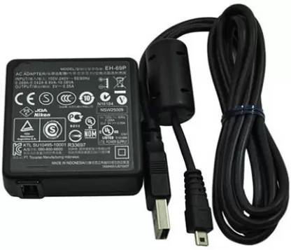 DIGICLAMBO Original EH-69P USB AC Adapter Charger for Nikon S100 P500 P300 S3100 S2500  Camera Battery Charger