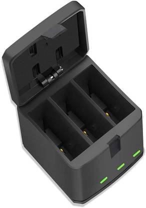 TMG Battery Charger 3-Channel USB Charger with Type-C Cord for GoPro Hero 10 Hero 9  Camera Battery Charger