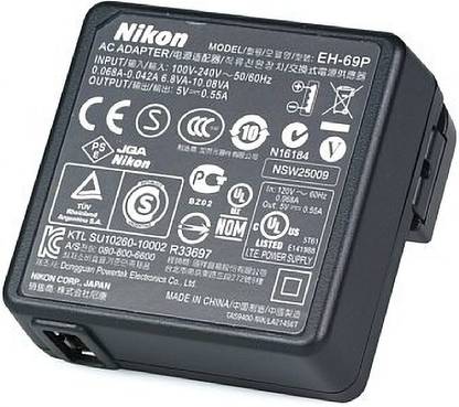 DIGICLIMBER Original EH-69P USB AC Adapter Charger for Nikon S100 P500 P300 S3100 S2500  Camera Battery Charger