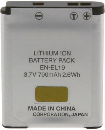 Efoxi EN-EL19 Battery for COOLPIX W100 A300 A100 S3400 S3300 S33 S3200 S3100 S2900  Camera Battery Charger