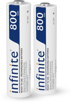 Envie 800 mAh AAA Rechargeable Batteries Low Self Discharge | Pre-Charged (Pack of 2)  Camera Battery Charger