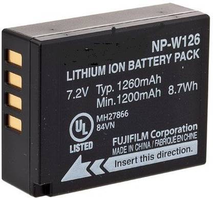 digiclicks NP-W126 Rechargeable Battery for Fuji Series Digital Cameras Battery Grip