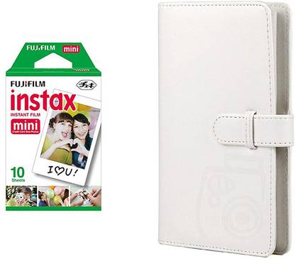FUJIFILM Instax Mini 10X1 Sheets Instant Film with 96-sheet IceWhitealbum for mini film Film Roll