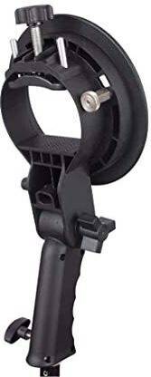 FND S-Type Bracket Replacement for Godox & Bowens S Mount Holder Rotating Flash Bracket