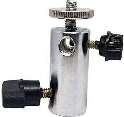 FND Umbrella Stud Sungun Video Light Clamp/Bracket for Flash/Accepts Hot Shoe Rotating Flash Bracket