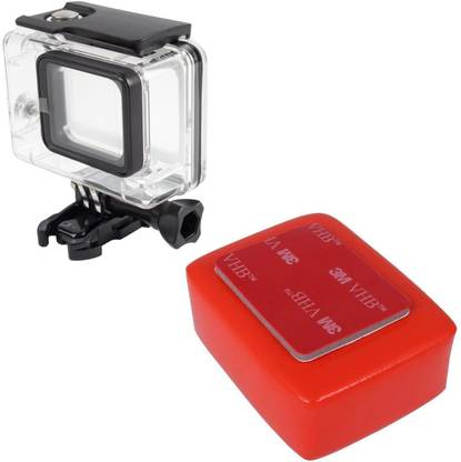 quikprof Floaty Backdoor and Housing Case for GoPro Hero 5, 6, 7 Waterproof Case Camera Housing