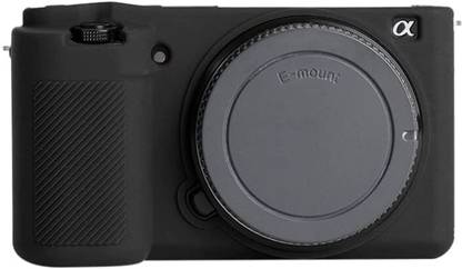 ELFOG Soft Silicone Protective Case for Sony ZV-E10 Camera (Black) Camera Housing