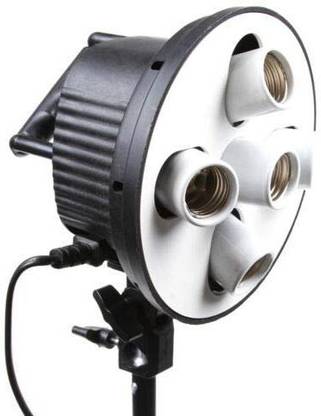 Cam cart 5in1 E27 Photo Studio Bulb Holder for Photo & Video Studio Soft Box Video Light 5 lx Camera LED Light